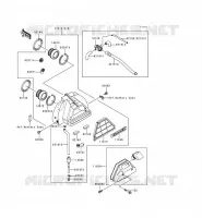FILTRE A AIR pour Kawasaki EN500 LTD