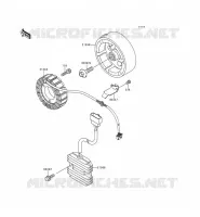 G&Eacute;N&Eacute;RATEUR pour Kawasaki EN500 LTD