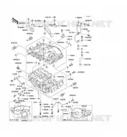 CARTER MOTEUR(S) pour Kawasaki EN500 LTD