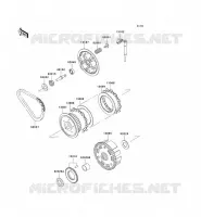 EMBRAYAGE pour Kawasaki EN500 LTD