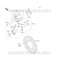 FREIN AVANT pour Kawasaki EN500 LTD