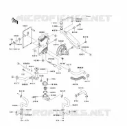 RADIATEUR pour Kawasaki EN500 LTD