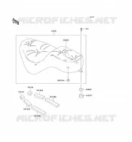 SELLE pour Kawasaki EN500 LTD