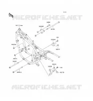 SUPPORT MOTEUR pour Kawasaki EN500 LTD