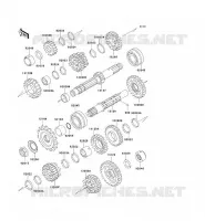 TRANSMISSION pour Kawasaki EN500 LTD