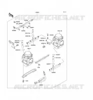 CARBURATEUR pour Kawasaki EN500 LTD