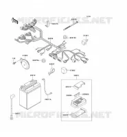 CHASSIS EQUIPMENT ELECTRIQUE pour Kawasaki EN500 LTD