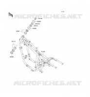 CH&Acirc;SSIS pour Kawasaki EN500 LTD