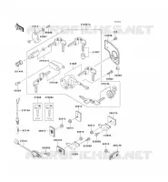 CONTACTEUR SERRURE/R&Eacute;FLECTEUR pour Kawasaki EN500 LTD