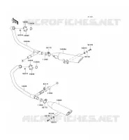 &Eacute;CHAPPEMENT pour Kawasaki EN500 LTD