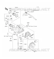 FILTRE A AIR pour Kawasaki EN500 LTD