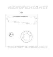 KIT CHAINE pour Kawasaki EN500 LTD