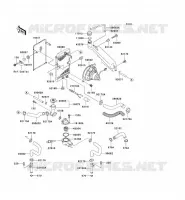 RADIATEUR pour Kawasaki EN500 LTD