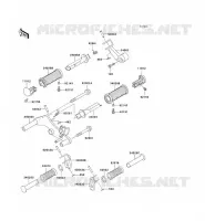 REPOSE PIED pour Kawasaki EN500 LTD