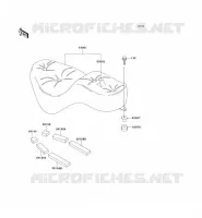 SELLE pour Kawasaki EN500 LTD