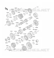 TRANSMISSION pour Kawasaki EN500 LTD