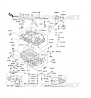 CARTER MOTEUR(S) pour Kawasaki EN500 LTD