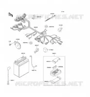 CHASSIS EQUIPMENT ELECTRIQUE pour Kawasaki EN500 LTD
