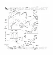 CONTACTEUR SERRURE/R&Eacute;FLECTEUR pour Kawasaki EN500 LTD