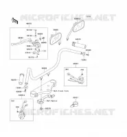 GUIDON pour Kawasaki EN500 LTD
