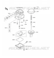 PI&Egrave;CES DE CARBURATEUR pour Kawasaki EN500 LTD