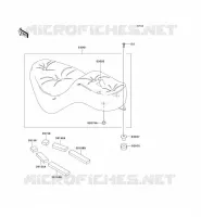 SELLE pour Kawasaki EN500 LTD