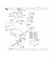 RESERVOIR CARBURANT pour Kawasaki EN500 LTD
