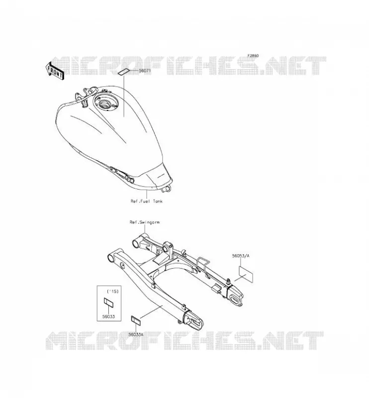 LABEL Kawasaki MOTOS 650 2015 VULCAN S  EN650AFF
