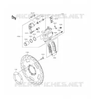 FREIN AVANT pour Kawasaki VULCAN S ABS
