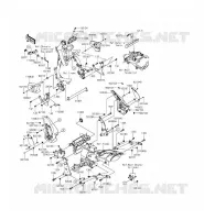 PIECE DE CADRE (COUVERTURE) pour Kawasaki VULCAN S ABS