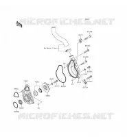 POMPE &Agrave; EAU pour Kawasaki VULCAN S ABS