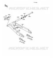 BRAS OSCILLANT pour Kawasaki Z250 SCORPION