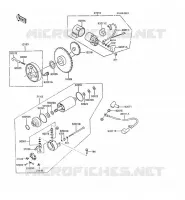 D&Eacute;MARREUR pour Kawasaki Z250 SCORPION