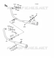 &Eacute;CHAPPEMENT pour Kawasaki Z250 SCORPION