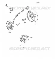 G&Eacute;N&Eacute;RATEUR pour Kawasaki Z250 SCORPION