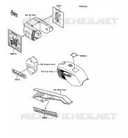 LABEL pour Kawasaki Z250 SCORPION