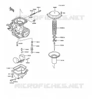 PI&Egrave;CES DE CARBURATEUR pour Kawasaki Z250 SCORPION