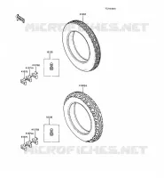 PNEUS pour Kawasaki Z250 SCORPION
