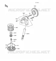 POMPE A HUILE pour Kawasaki Z250 SCORPION