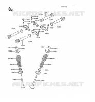 SOUPAPE pour Kawasaki Z250 SCORPION