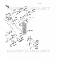 SUSPENSION/AMORTISSEUR pour Kawasaki Z250 SCORPION