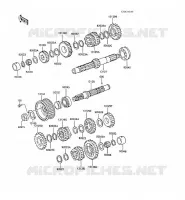 TRANSMISSION pour Kawasaki Z250 SCORPION