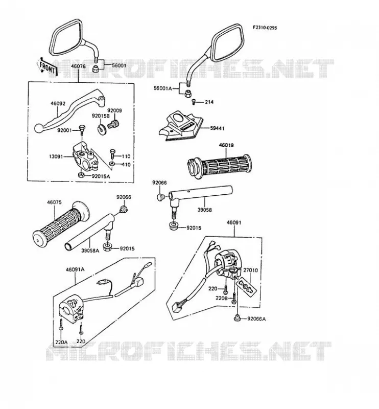 GUIDON Kawasaki MOTOS 250 1988 Z250 SCORPION  ER250-B3