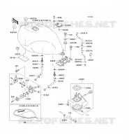 RESERVOIR CARBURANT pour Kawasaki ER-5
