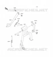 BEQUILLES pour Kawasaki ER-5