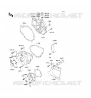 COUVERCLES MOTEUR pour Kawasaki ER-5