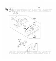 FEUX ARRI&Egrave;RE(S) pour Kawasaki ER-5