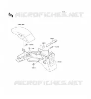 GARDE BOUE pour Kawasaki ER-5