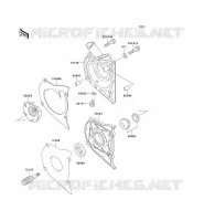 POMPE &Agrave; EAU pour Kawasaki ER-5