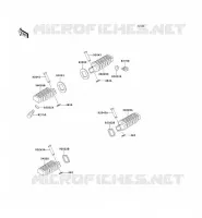 REPOSE PIED pour Kawasaki ER-5